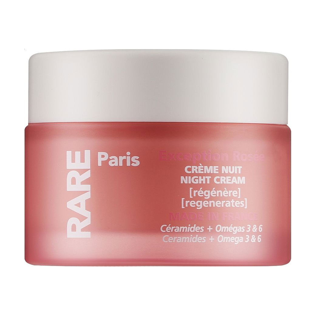 Відновлювальний нічний крем для обличчя RARE Paris Exception Rosee Night Cream, 50 мл